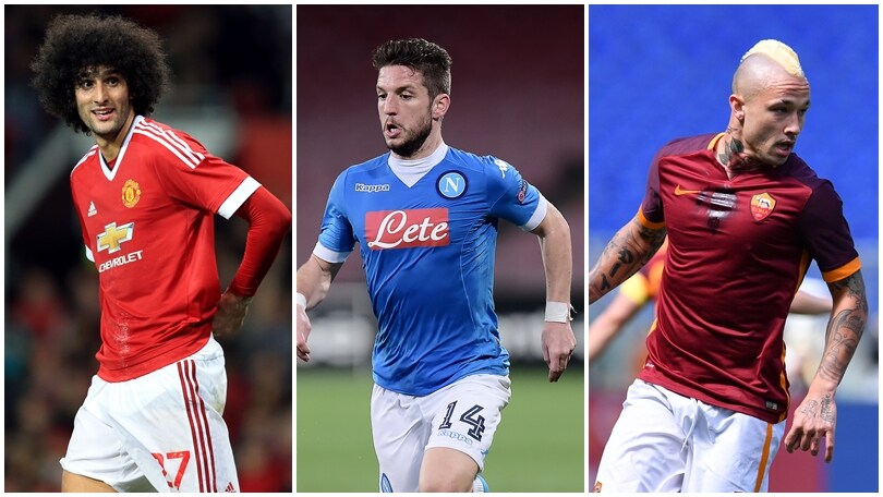 Nainggolan, Mertens, Fellaini: notte brava dopo Roma-Napoli