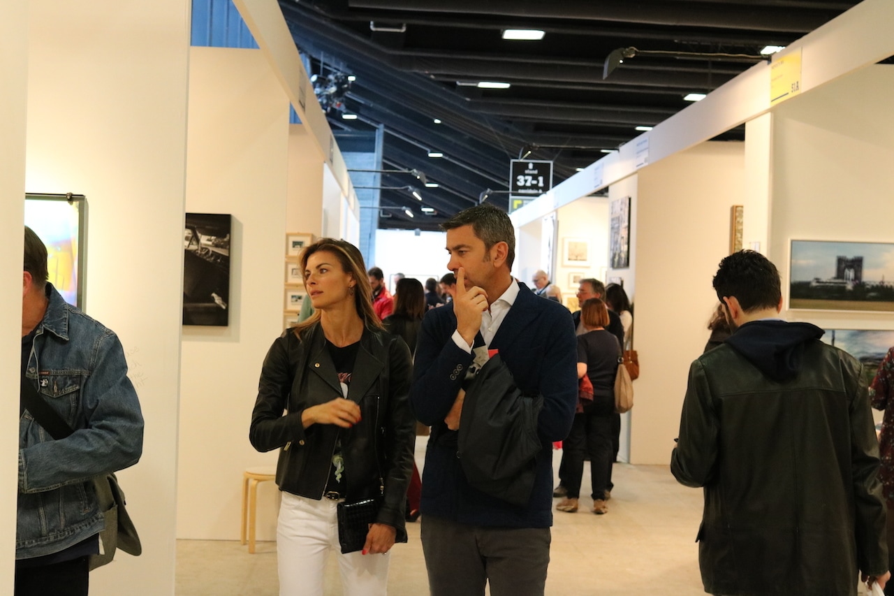Costacurta e la Colombari a Mia Photo Fair