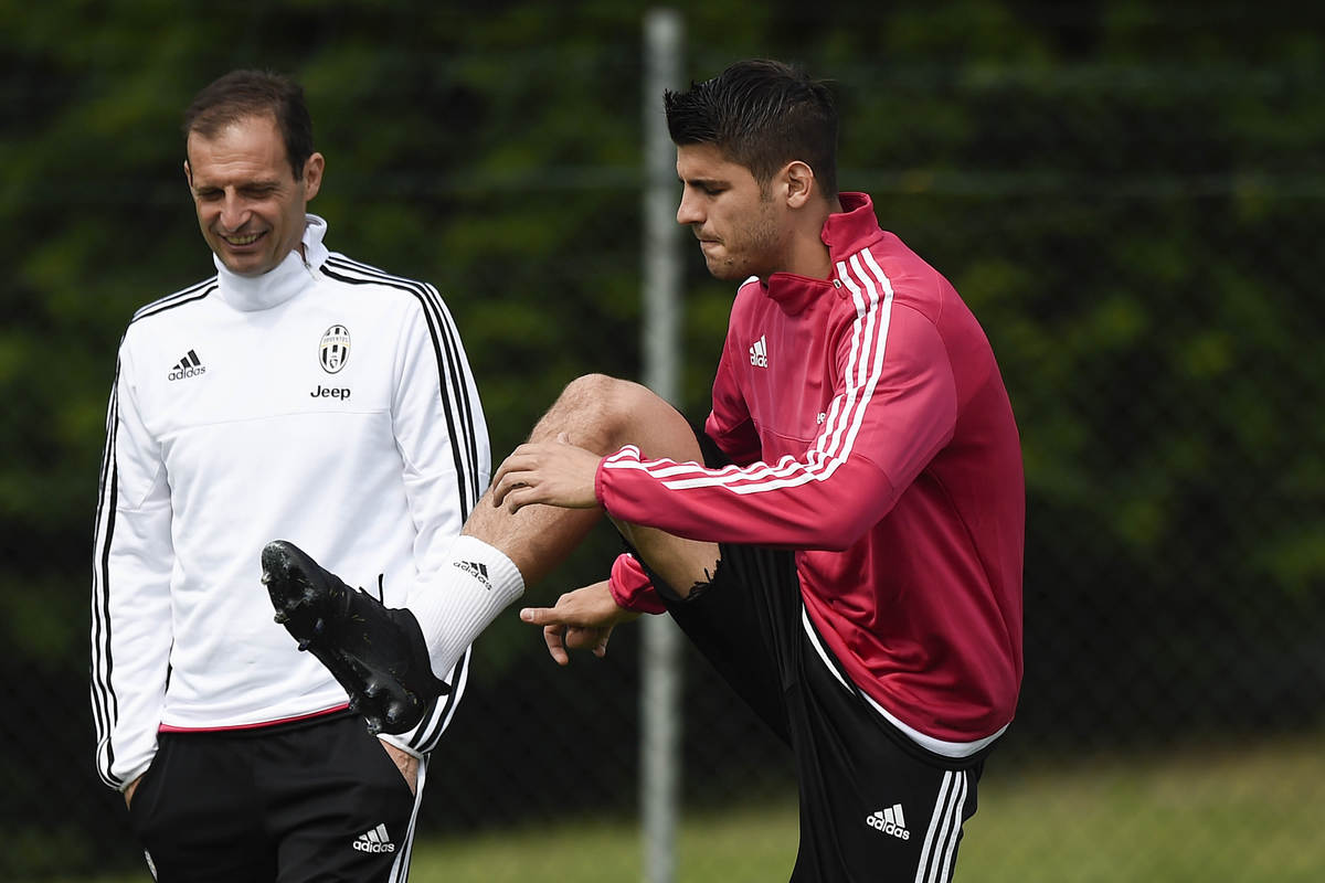 Calciomercato Juventus, Allegri: «Mi dispiacerebbe perdere Morata»