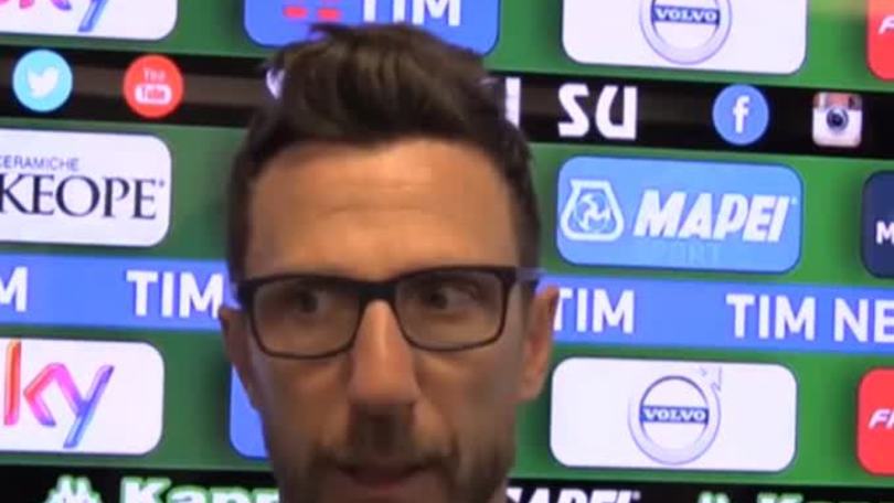 Di Francesco: "Verona gara più importante dell'anno"