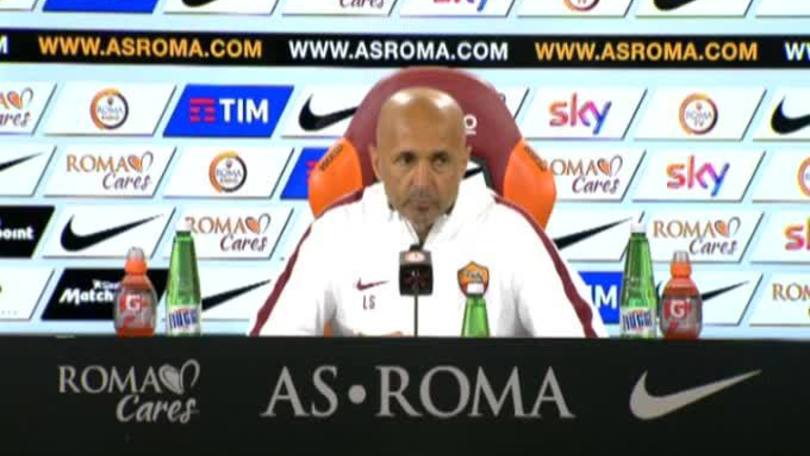 Spalletti: "Vogliamo rimanere aggrappati al secondo posto"
