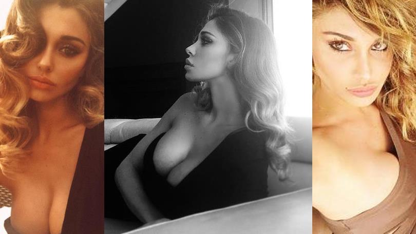 Belen, il decolleté è mozzafiato
