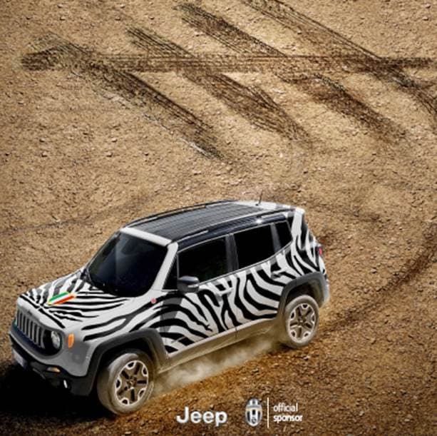 La Jeep Renegade festeggia lo scudetto della Juventus