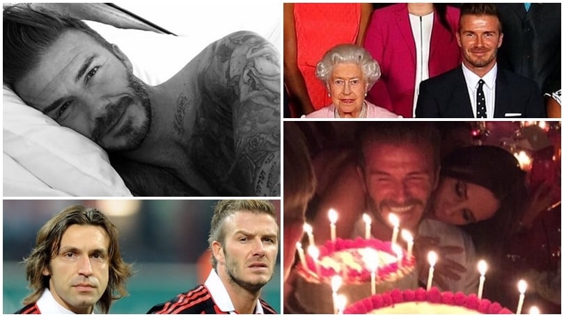 David Beckham festeggia: 41 anni e 1 anno di Instagram