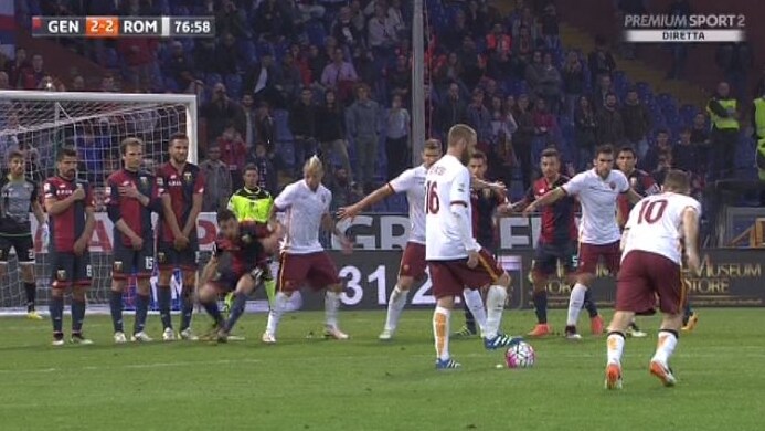 Serie A, Genoa-Roma: le pagelle. Totti, ancora una volta, fa la differenza