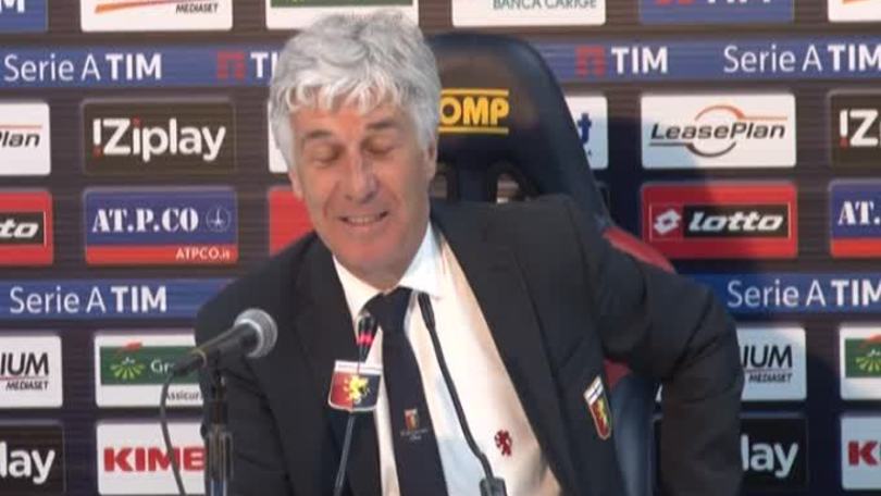 Gasperini: "Punizione di Totti non era fallo"
