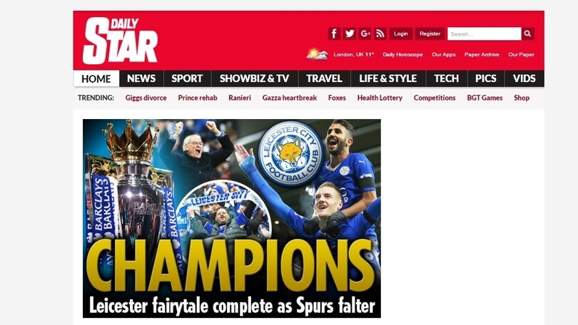 Leicester campione: il mondo si inchina alle Foxes