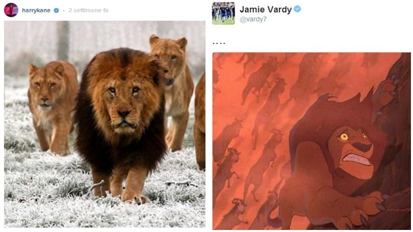 Leicester campione, Vardy prende in giro Kane su twitter!
