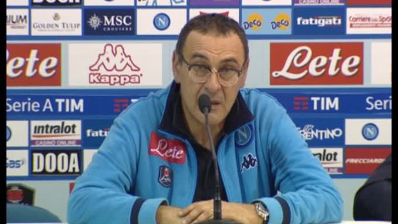 Sarri: "Speriamo che la Juve invecchi velocemente"