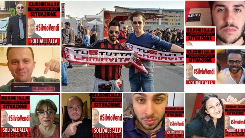 #Silviovendi, i tifosi del Milan sul web ci mettono la faccia