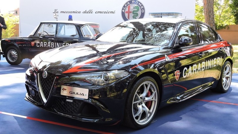 Alfa Giulia Quadrifoglio arruolata nei Carabinieri
