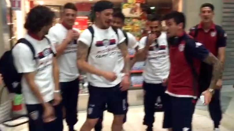 Cagliari in A, il divertente balletto dei calciatori