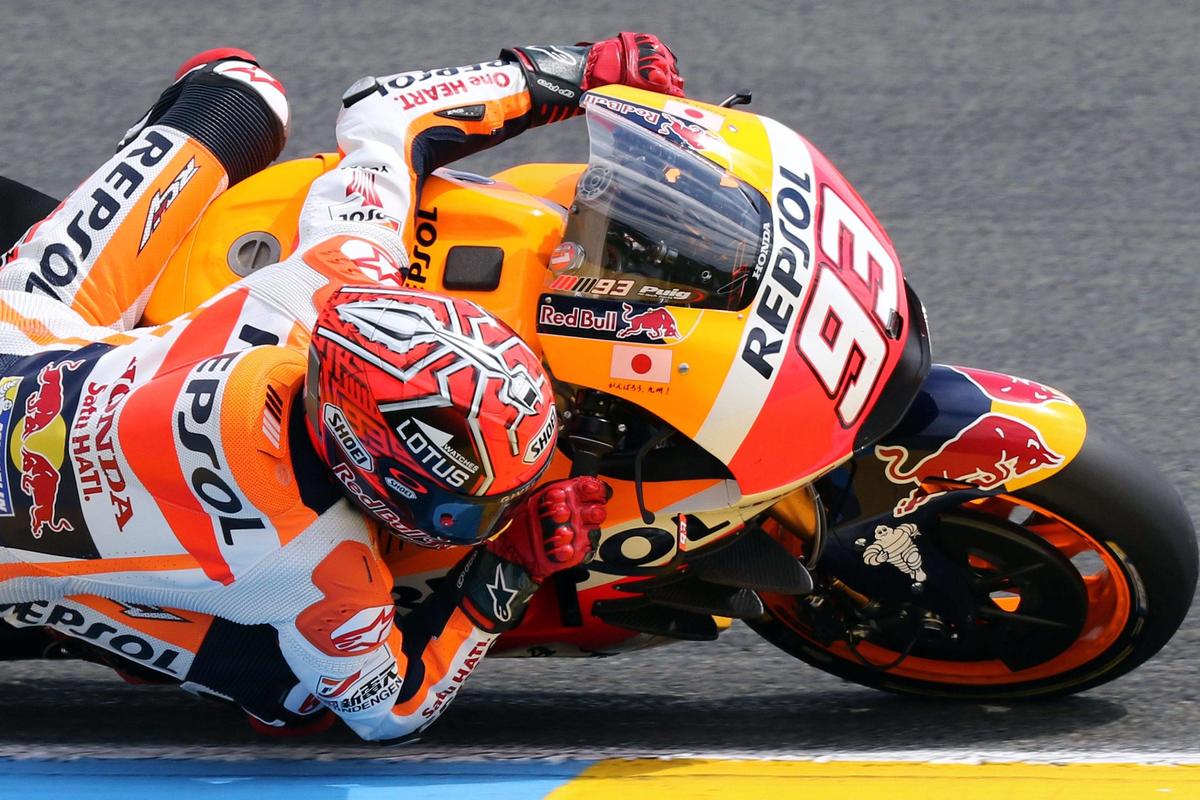 MotoGp Le Mans, Marquez: «Lorenzo è un passo avanti»