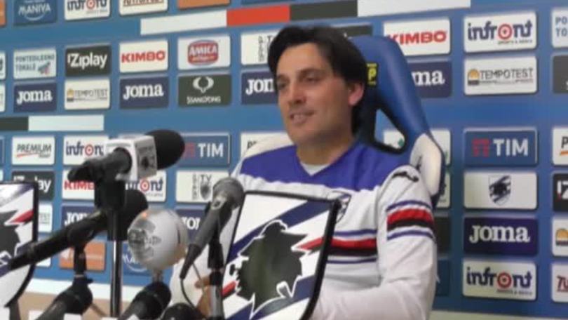 Montella: "Vinciamo con stile Sampdoria"