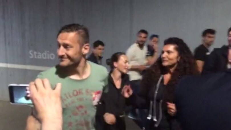 Totti: «Quante magliette per me!»