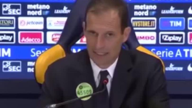Allegri: "Sconfitta che ci farà bene"