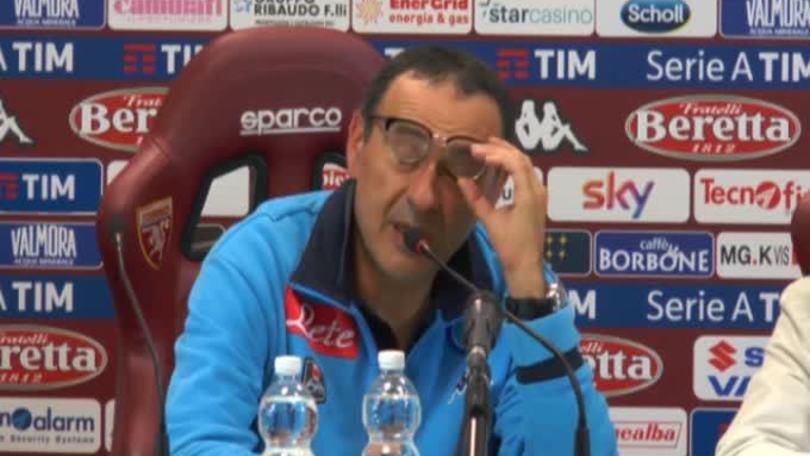 Sarri: "Rinnovo? Non me ne frega nulla"