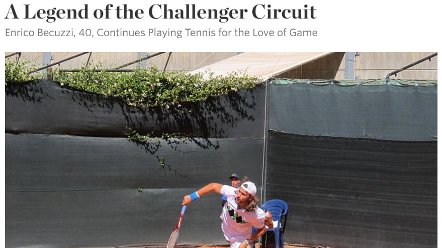 Tennis, la storia di Becu: il tennista che perde sempre con il sorriso