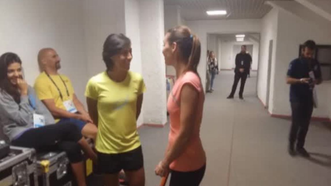 Tennis with Stars, la Schiavone scherza con la Pennetta: "Sei incinta?