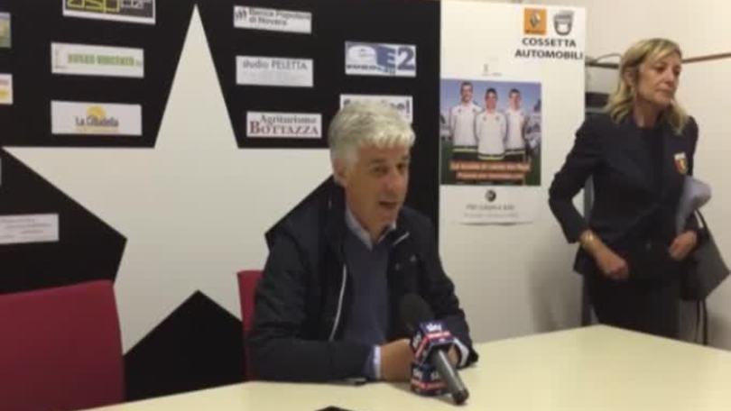 Gasperini: "Vogliamo finire al meglio il campionato"