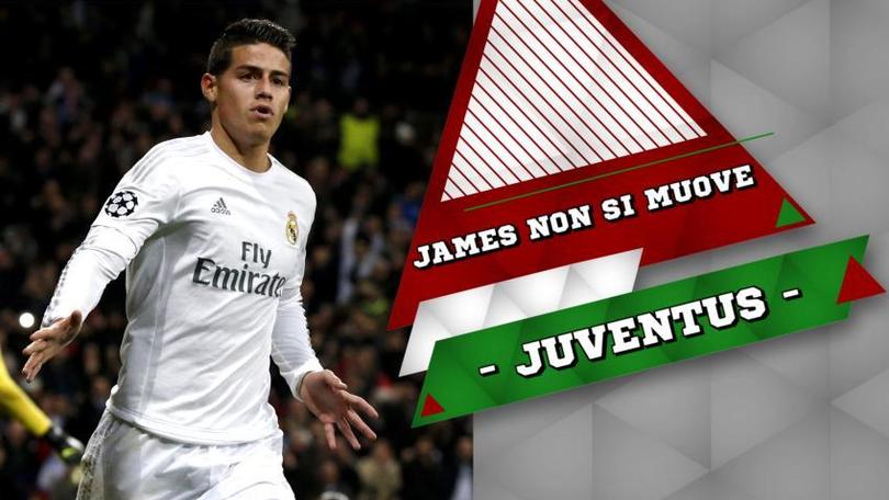 Juventus, James Rodriguez non si muove da Madrid