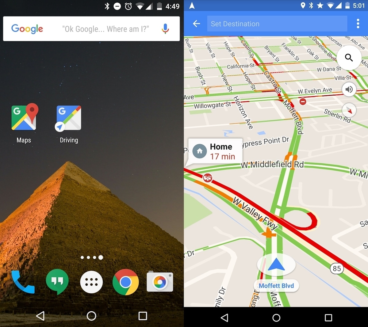 Google Maps Driving Mode, arriva l'assistente virtuale