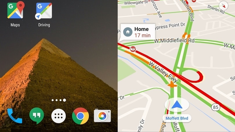 Google Maps Driving Mode, arriva l'assistente virtuale