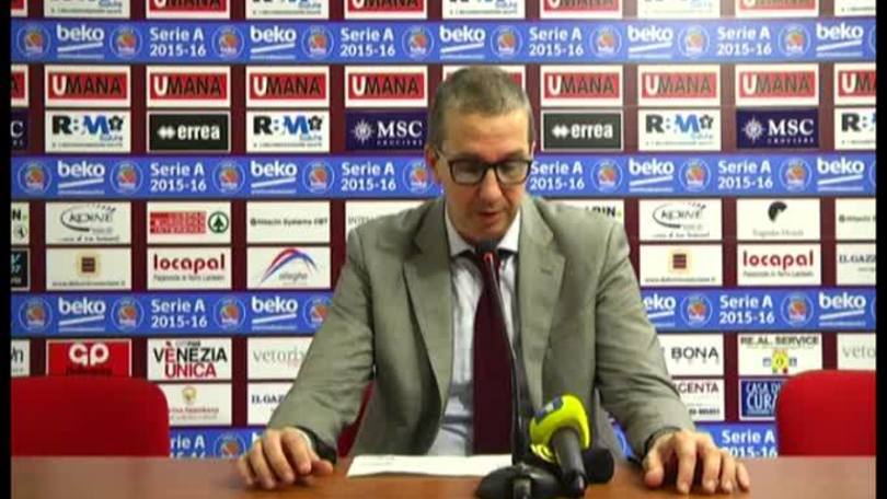 Basket, De Raffaele: "Siamo contenti della vittoria"