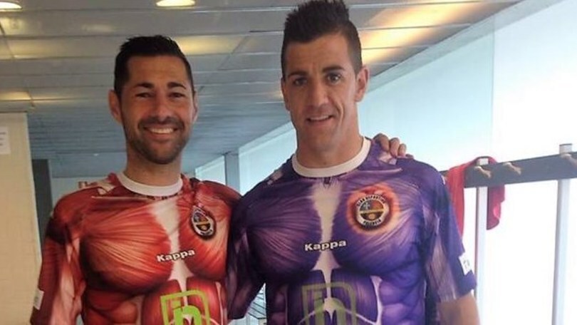 I giocatori non hanno più la pelle: maglia "horror"
