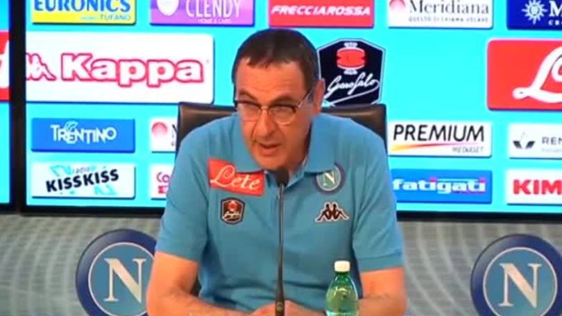 Sarri: "Non c'è giusto clima"