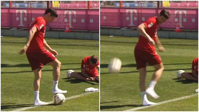 Lewandowski fenomeno anche nel freestyle
