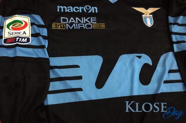 Lazio, maglia celebrativa per il Klose Day