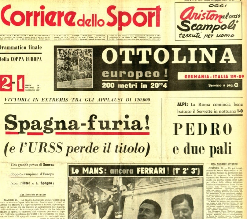 Verso gli Europei: il 1964 di Luisito