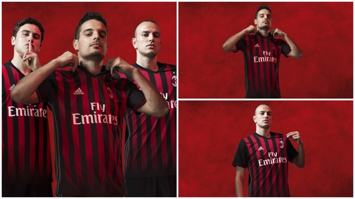 Milan, contro la Roma debutta la nuova maglia rossonera