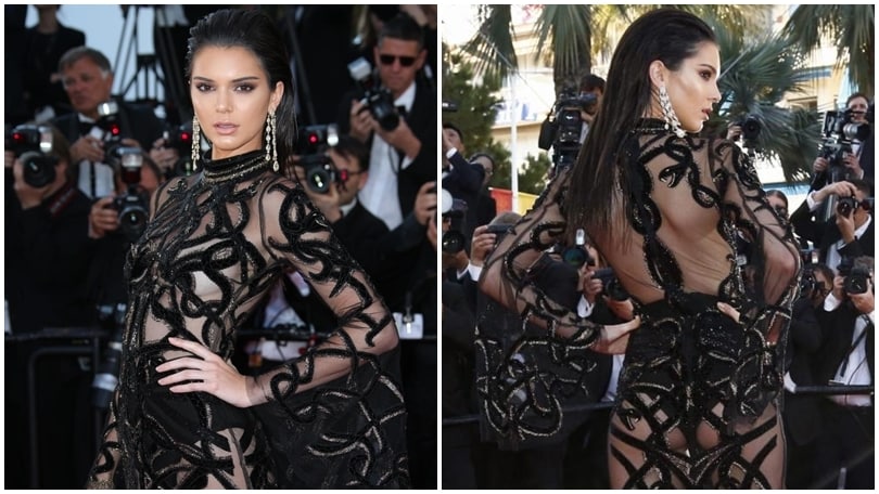 Kendall Jenner incanta a Cannes: che trasparenze!