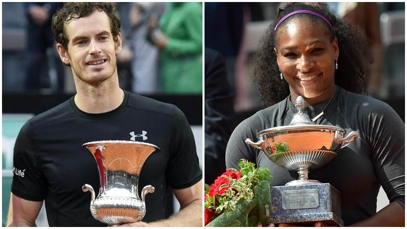 Tennis Internazionali d'Italia, trionfi per Murray e Serena Williams