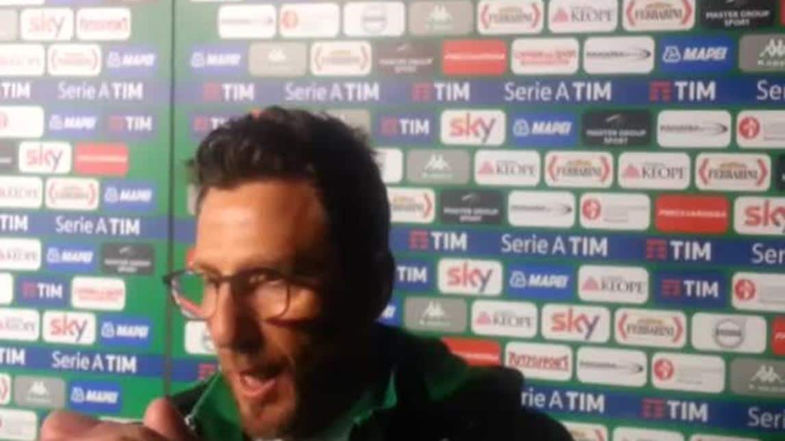 Di Francesco: "Milan-Juventus la sento alla radio"