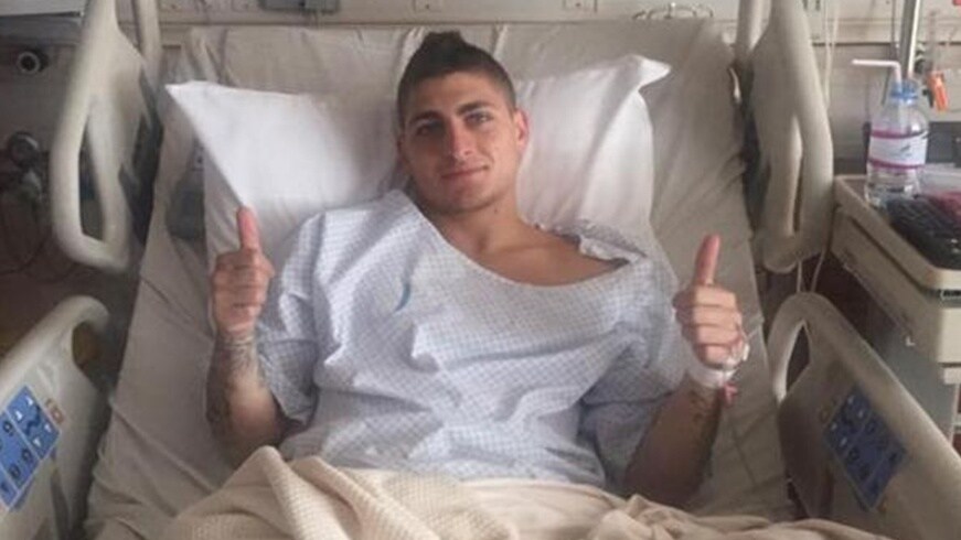 Psg, Verratti operato in Qatar: «Intervento perfettamente riuscito»