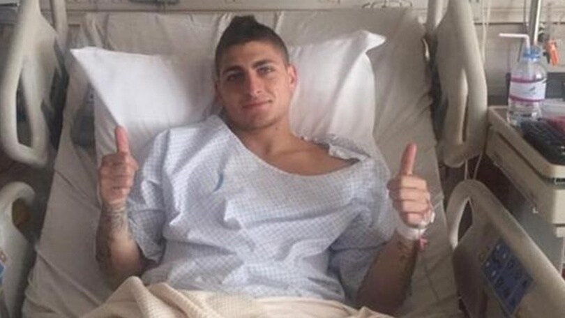Psg, Verratti operato in Qatar: «Intervento perfettamente riuscito»