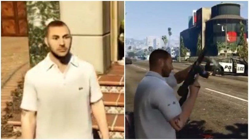 Benzema criminale senza scrupoli in GTA V