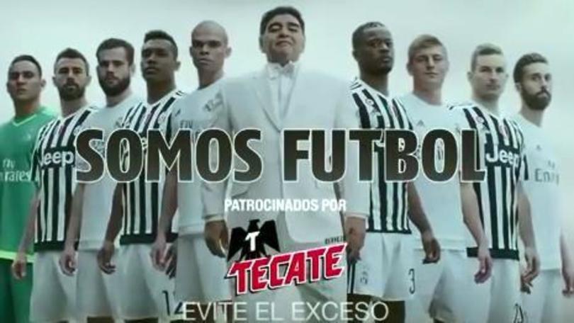 Maradona con la Juve per uno spot di una birra