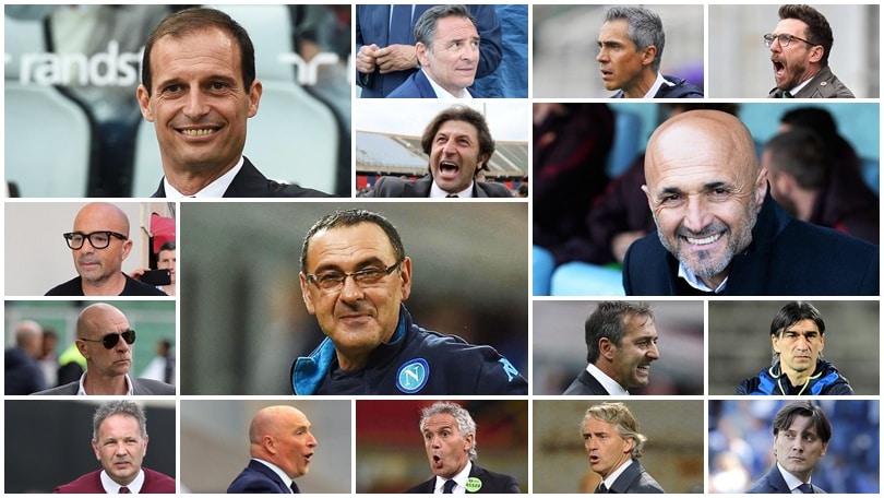 Serie A, la situazione delle panchine per la stagione 2016-2017