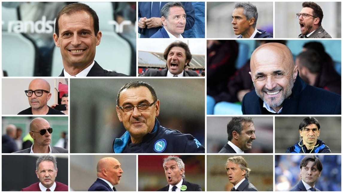 Serie A, la situazione delle panchine per la stagione 2016-2017