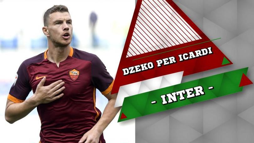 Inter, Dzeko per sostituire Icardi?