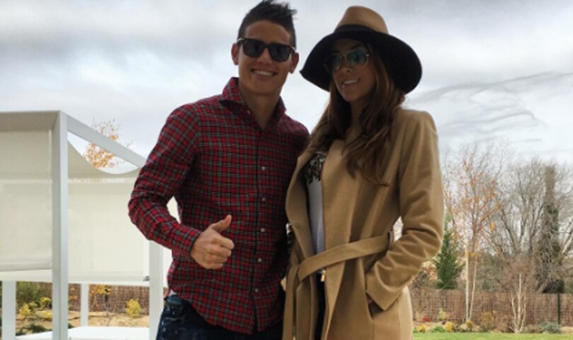 Calciomercato, la moglie di James Rodriguez: «Stiamo benissimo a Madrid»
