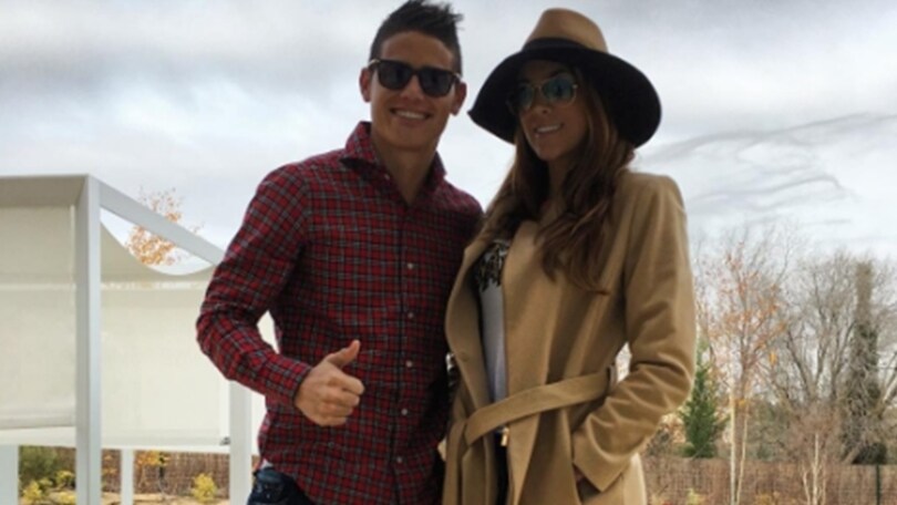 Calciomercato, la moglie di James Rodriguez: «Stiamo benissimo a Madrid»