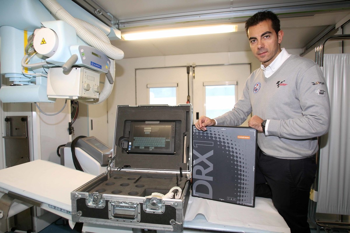 Moto Gp: la Clinica Mobile sceglie il sistema più avanzato di radiografia digitale