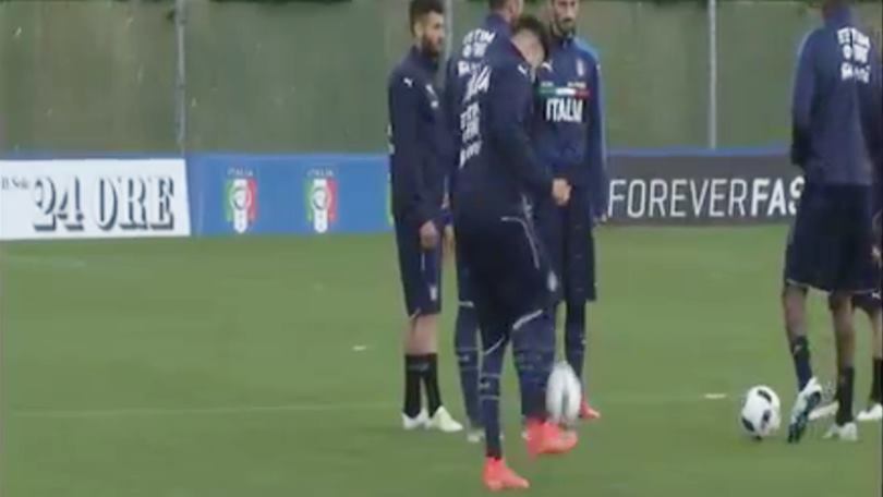 El Shaarawy si diverte in allenamento: che numeri!