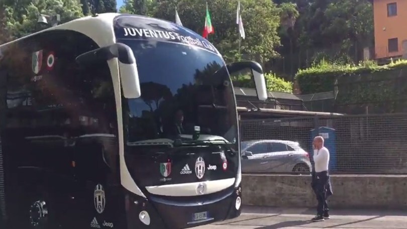Coppa Italia, la Juventus arriva all'Olimpico per la rifinitura