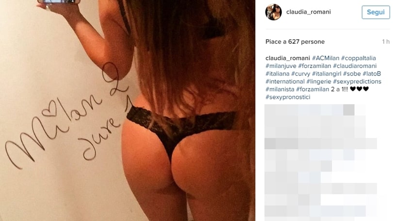 Claudia Romani: sexy pronostico della finale di Coppa Italia